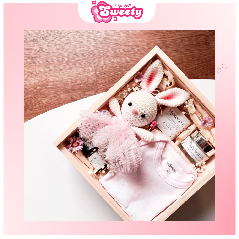 hộp quà cho bạn gái "Sweet Bunny Love"